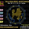 Sgrho poodle rhinestone template