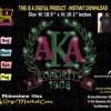 aka frame rhinestone template sorority