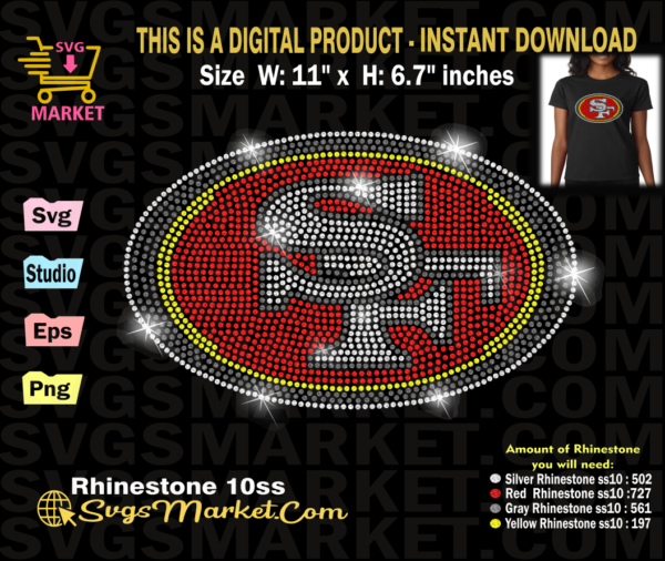 49ers-san-francisco-football-rhinestone-template-svg-for-cricut-49ers-svg-faux-rhinestone